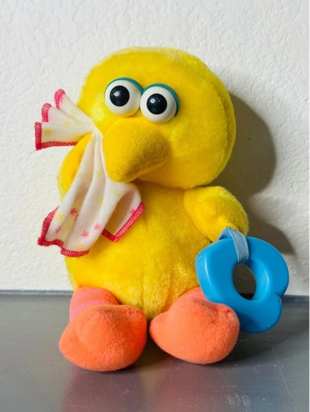Vintage Baby Big Bird Rattle toy